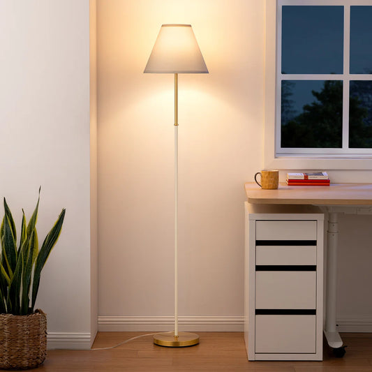 62.2'' Traditional Floor Lamp With Remote Control And Bulb Included